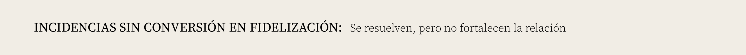 EXPERIENCIA CLIENTE Problema c