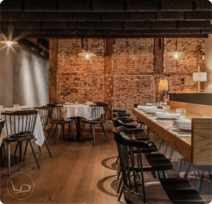 Taberna Pedraza restaurante. Interiorismo